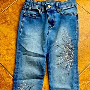 Stretch skinny jeans sparkle